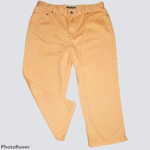 Ralph Lauren Casual Capri Pant w/ Pockets and Belt Loops 524